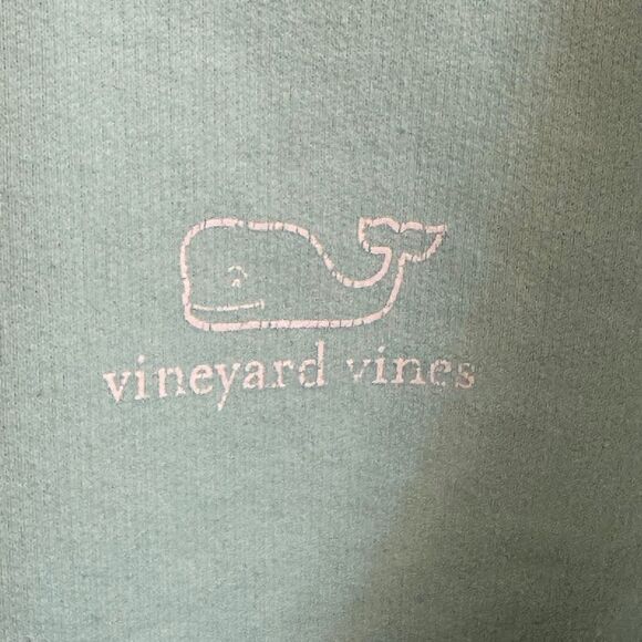 Vineyard Vines Shep Shirt Quarter Zip Sweatshirt Mint Green Size Medium - Picture 4 of 6